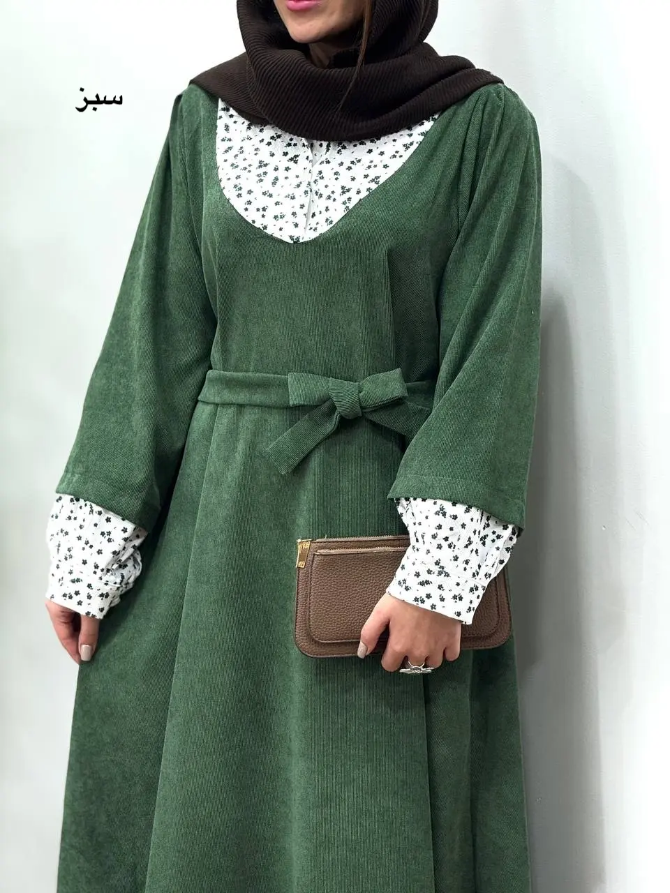 پیراهن مانتویی پاییزه نورین 6